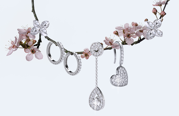 Diamant Ohrringe